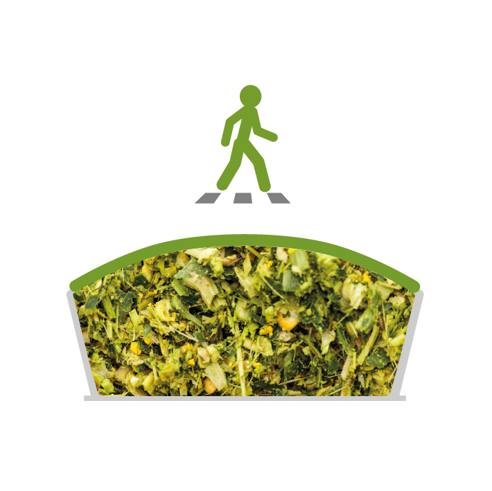 pedonabile - walkable - Flortex 55-500 - insilato silage